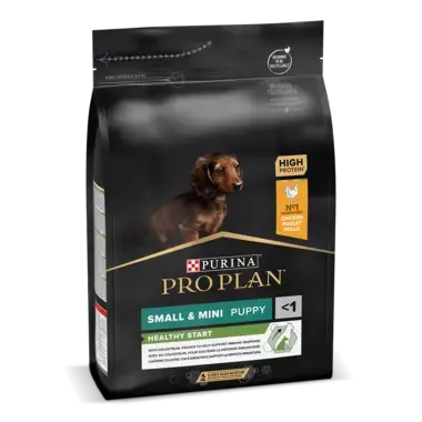 PRO PLAN SMALL & MINI PUPPY Healthy Start reich an Huhn