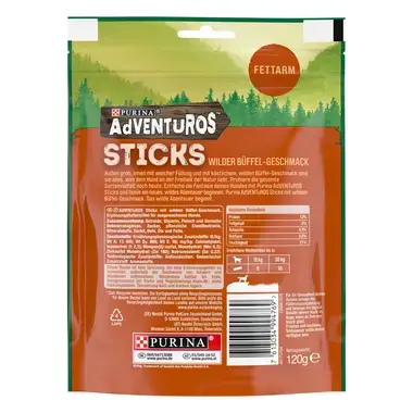 AdVENTuROS® Sticks Büffel Rückseite