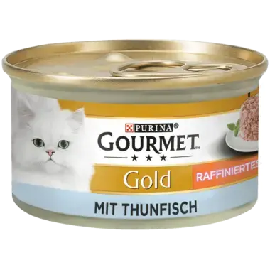 GOURMET Gold Raffiniertes Ragout mit Thunfisch Vorderansicht