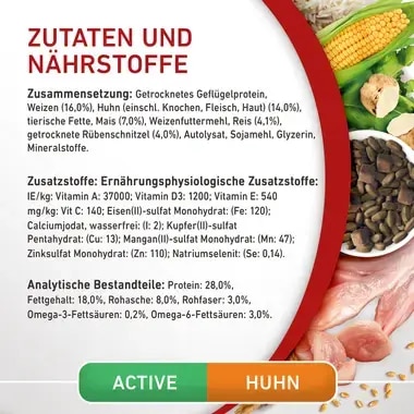 PURINA ONE MINI/SMALL Active reich an Huhn mit Reis