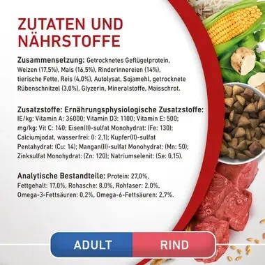 PURINA ONE MINI/SMALL Adult reich an Rind mit Reis