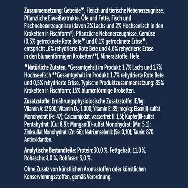 FELIX® Doppelt Lecker mit einer köstlichen Mischung aus Lachs und Hochseefisch und reich an Rote Bete