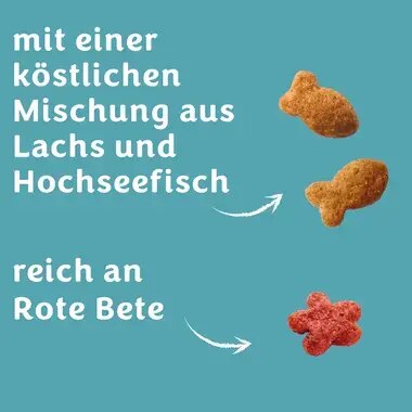 FELIX® Doppelt Lecker mit einer köstlichen Mischung aus Lachs und Hochseefisch und reich an Rote Bete