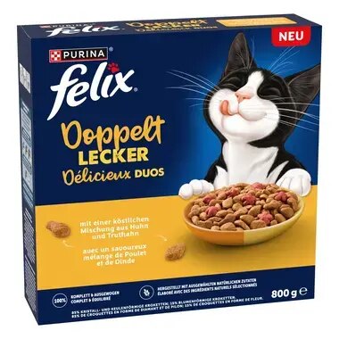 FELIX® Doppelt Lecker mit einer köstlichen Mischung aus Huhn und Truthahn und reich an Rote Bete