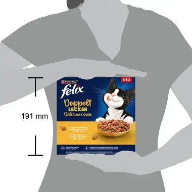FELIX® Doppelt Lecker mit einer köstlichen Mischung aus Huhn und Truthahn und reich an Rote Bete