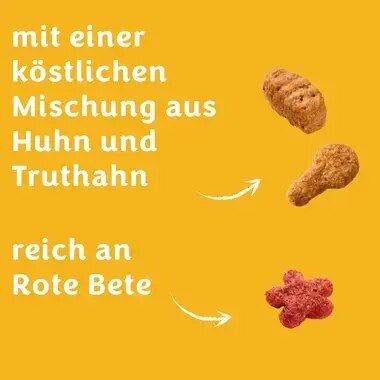 FELIX® Doppelt Lecker mit einer köstlichen Mischung aus Huhn und Truthahn und reich an Rote Bete