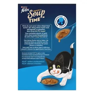 FELIX Soup Time Original Kabeljau, Thunfisch, Scholle
