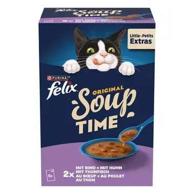 FELIX Soup Time Original Rind, Huhn, Thunfisch