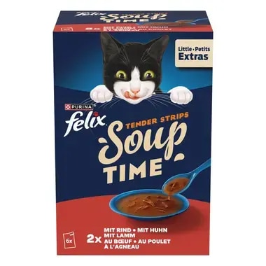 FELIX Soup Time Tender Strips Rind, Huhn, Lamm