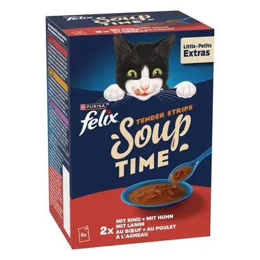 FELIX Soup Time Tender Strips Rind, Huhn, Lamm