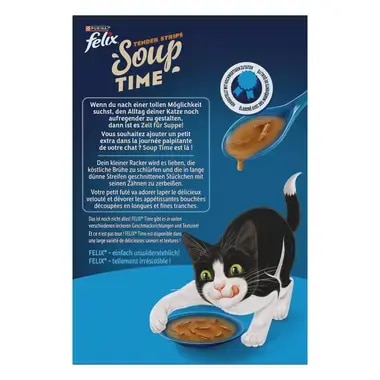 FELIX Soup Time Tender Strips Kabeljau, Thunfisch, Scholle