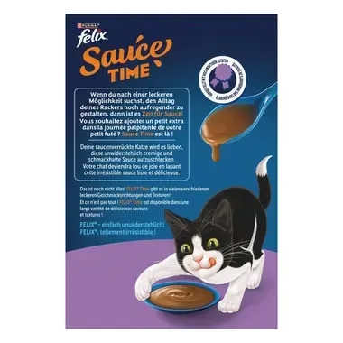 FELIX® Little Extras Sauce Time mit Geschmack von Huhn und Lachs