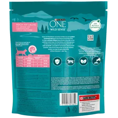 Purina ONE® Wild Sense reich an Lachs