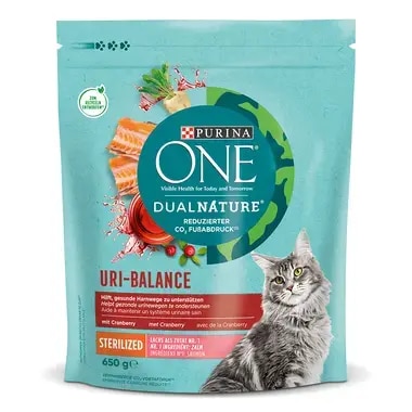 PURINA ONE DualNature URI-BALANCE Sterilcat mit Cranberry & Lachs