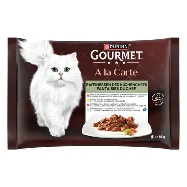 GOURMET A la Carte Raffinessen des Küchenchefs mit Sardine, Ente, Geflügel, Forelle