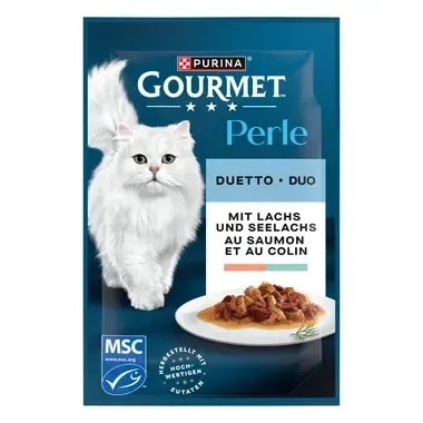 GOURMET Perle Duetto mit Lachs und Seelachs