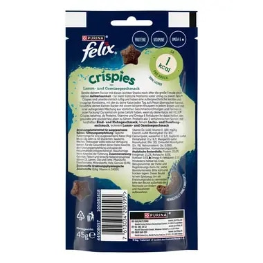 FELIX Crispies mit Lamm- & Gemüsegeschmack