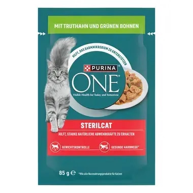 PURINA ONE Sterilcat mit Truthahn und grünen Bohnen