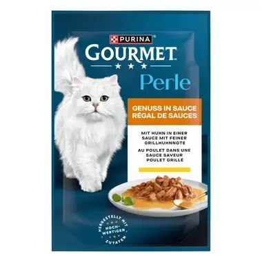 GOURMET Perle Genuss in Sauce mit Huhn in einer Sauce mit feiner Brathuhnnote
