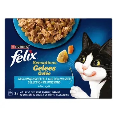 FELIX Sensations Gelees Geschmacksvielfalt aus dem Wasser