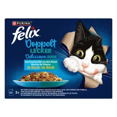 FELIX Doppelt lecker Geschmacksvielfalt aus dem Wasser