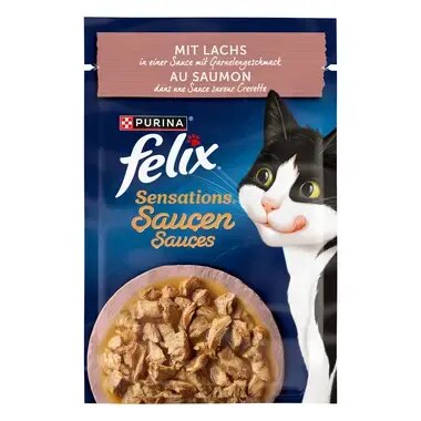 FELIX® Sensations Saucen mit Lachs & Garnelengeschmack