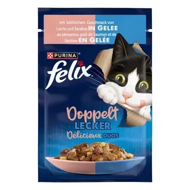 FELIX Doppelt lecker mit Sardine & Lachs