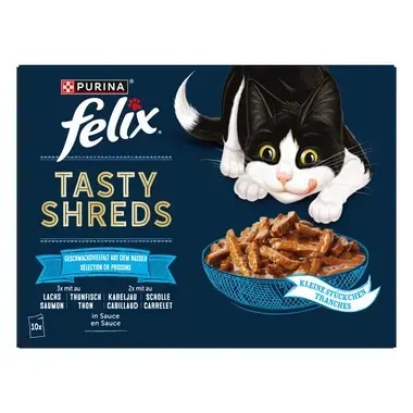 FELIX® Tasty Shreds Geschmackvielfalt aus dem Wasser