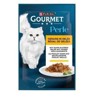 GOURMET Perle Genuss in Gelée mit Huhn in einem Geleé mit feiner Brathuhnnote