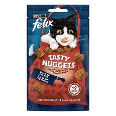 FELIX® Tasty Nuggets Reich an Rind mit Lamm