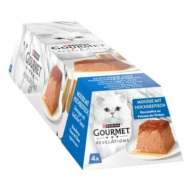 GOURMET REVELATIONS Mousse mit Hochseefisch, überzogen mit köstlicher Sauce
