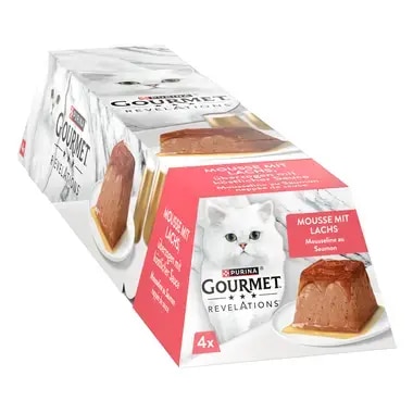 GOURMET REVELATIONS Mousse mit Lachs, überzogen mit köstlicher Sauce