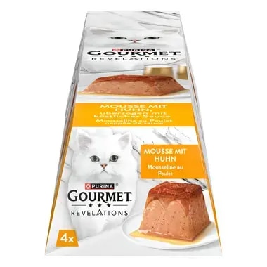 GOURMET REVELATIONS Mousse mit Huhn, überzogen mit köstlicher Sauce