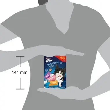 FELIX® Deli Moments™ Köstliche Schleckerlis für Katzen mit Ente, Lachs und Huhn