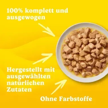 PURINA® FRISKIES® Junior in Sauce mit Huhn