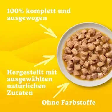 PURINA® FRISKIES® Adult in Sauce mit Lachs, Hochseefisch, Kabeljau, Sardine