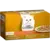 GOURMET™ Gold Zarte Häppchen in Sauce mit Gemüse mit Ente & Oliven, Forelle & Gemüse, Kaninchen & Karotten, Kalb & Gemüse Seitenansicht
