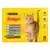 PURINA® FRISKIES® Adult in Sauce mit Huhn und Karotten, Lachs und grünen Bohnen, Truthahn, Kabeljau