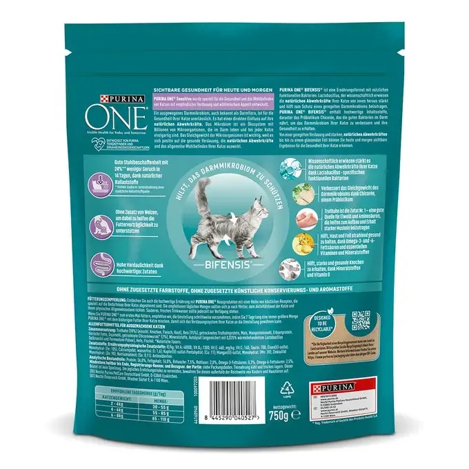 Sensitive Katzenfutter mit Truthahn | PURINA ONE