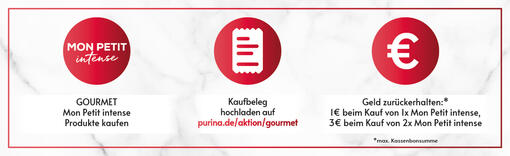 PURINA GOURMET Mon Petit Intense Probieraktion: So funktioniert's