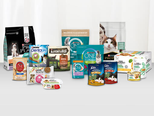 PURINA Produkte Übersicht Mobile