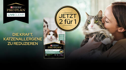 Katzenallergene nachweislich reduziert