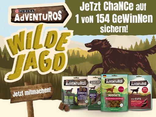 Jetzt auf die AdVENTuROS Wilde Jagd gehen und Chance auf 1 von 154 tollen Preisen sichern!“