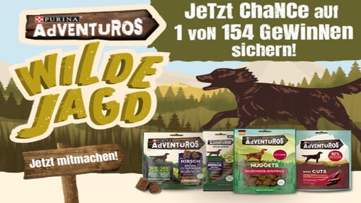 Jetzt auf die AdVENTuROS Wilde Jagd gehen und Chance auf 1 von 154 tollen Preisen sichern