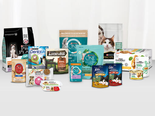 PURINA Marken: Tiernahrung für Katze und Hund