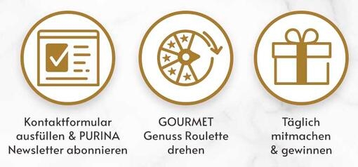 Mechanik beim GOURMET Genuss Roulette Mobile