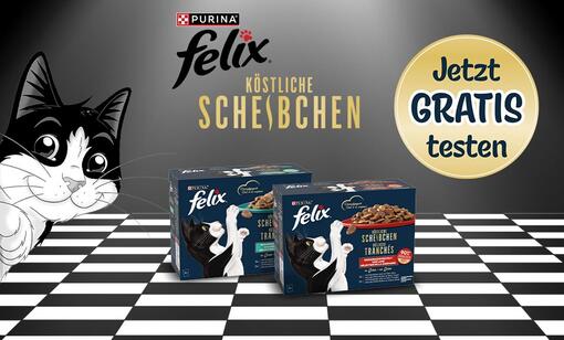 Jetzt FELIX® Köstliche Scheibchen probieren und bis zu 5 € Cashback sichern! 