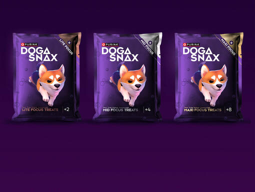 Entdecke die 3 verschiedenen PURINA DOGASNAX Sorten!