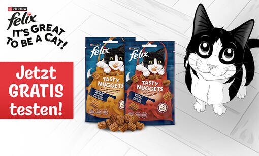 Jetzt FELIX Tasty Nuggets probieren und Cashback erhalten!