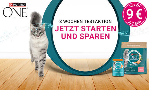 Willkommen bei der PURINA ONE Spar-Aktion